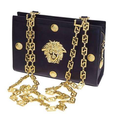 versace pouch on chain|Versace bag price.